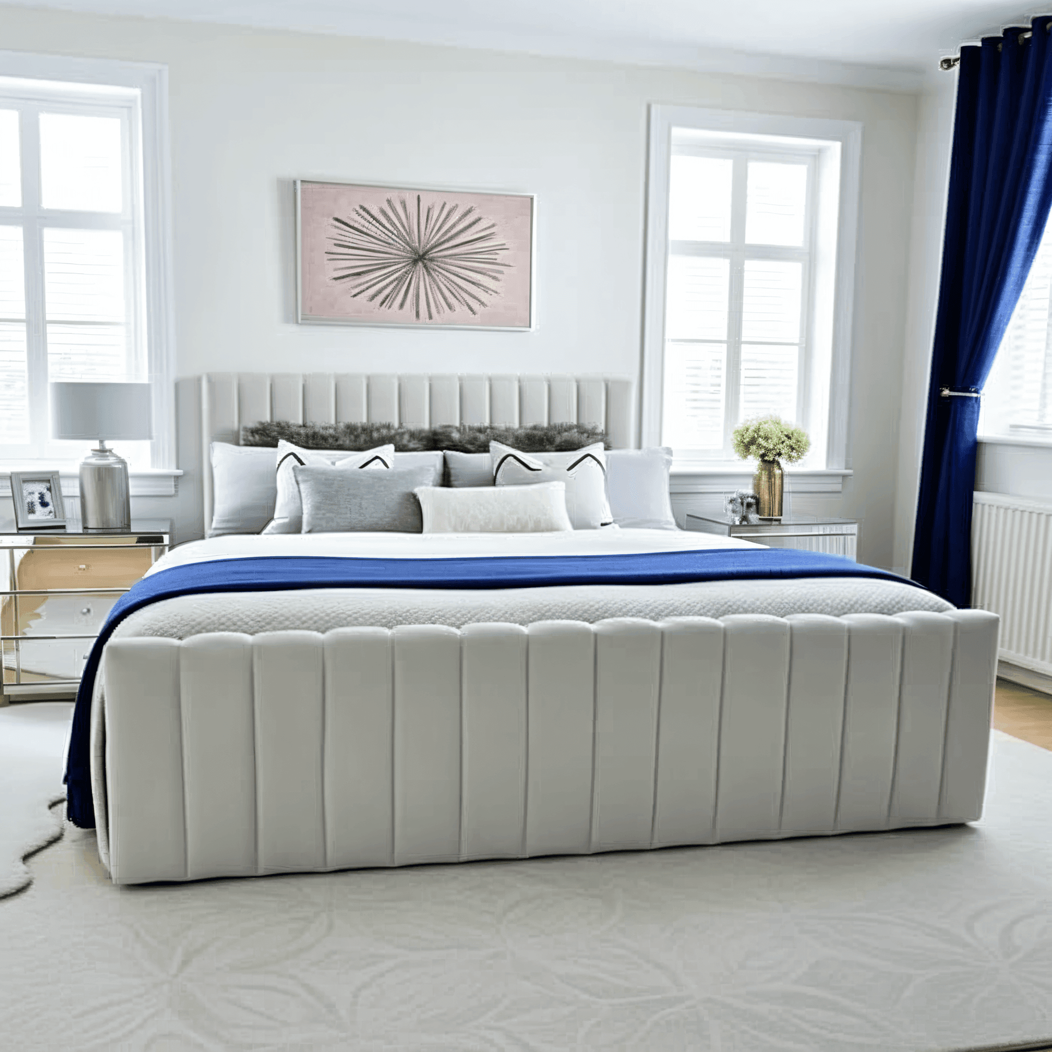 Francis Italian Modern Chesterfield Bed Frame