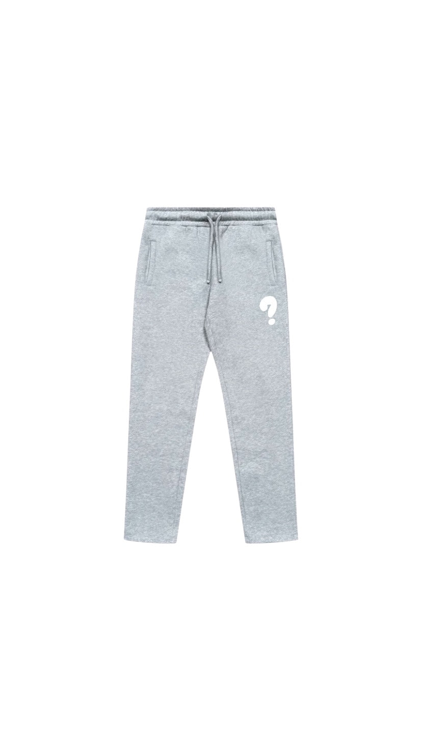 No One Knows Yet Bottoms | Grey/White