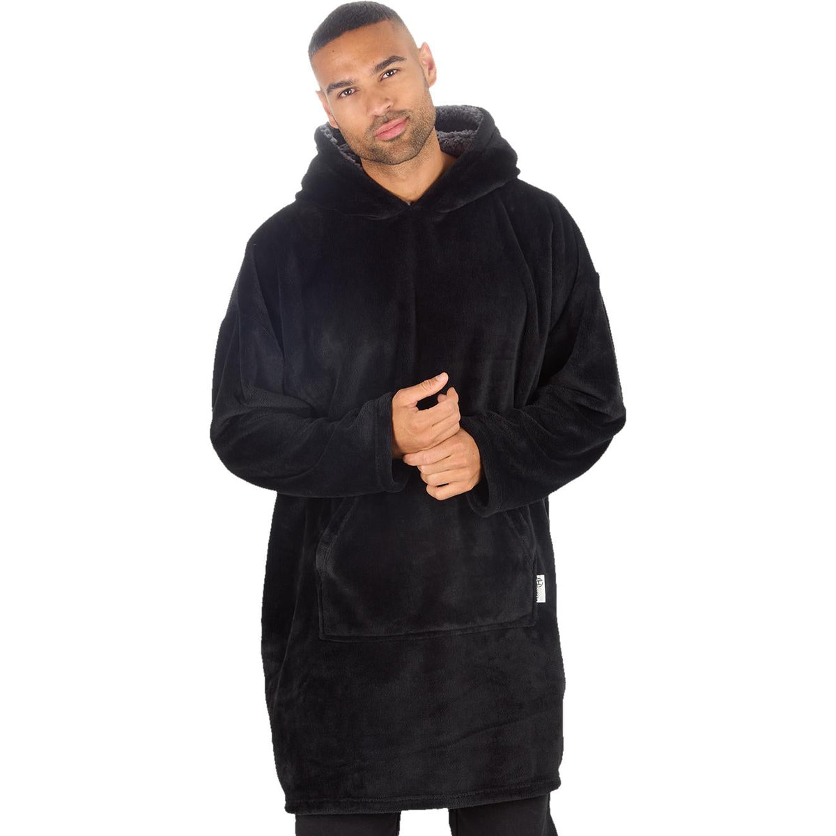 Panther Hood Fleece Lounge Hoodie