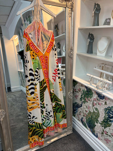 Guns and Rosas Summer Maxi Dress – One Size (Fits UK 8–18)