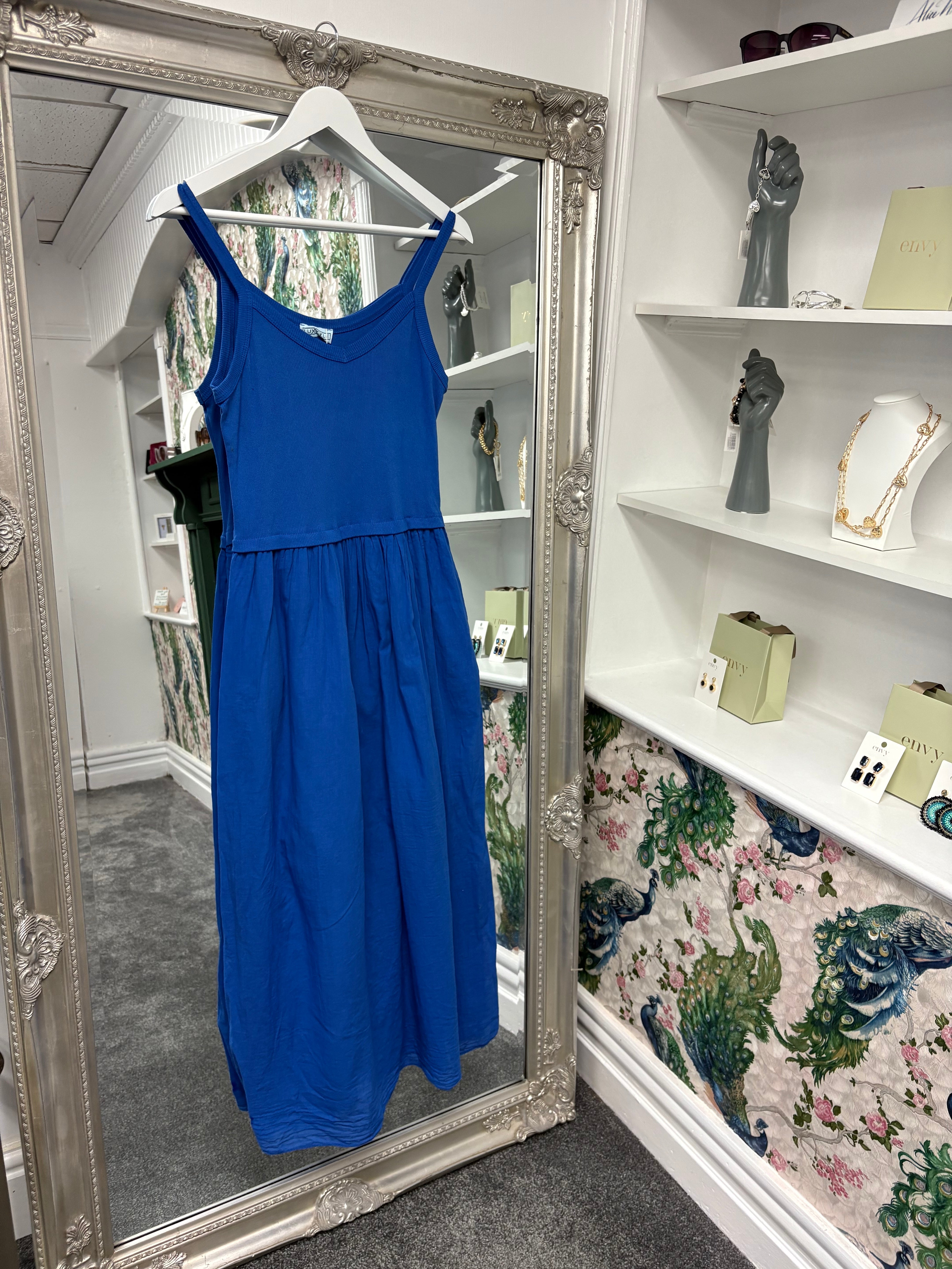 Luxtyle Ribbed Top Dress – One Size Fits 8–18