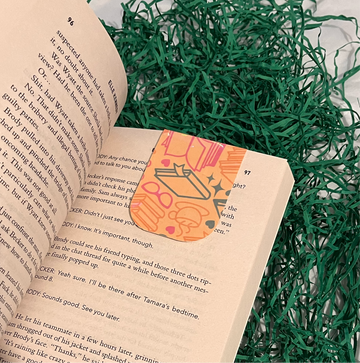 Booklover magnetic bookmark