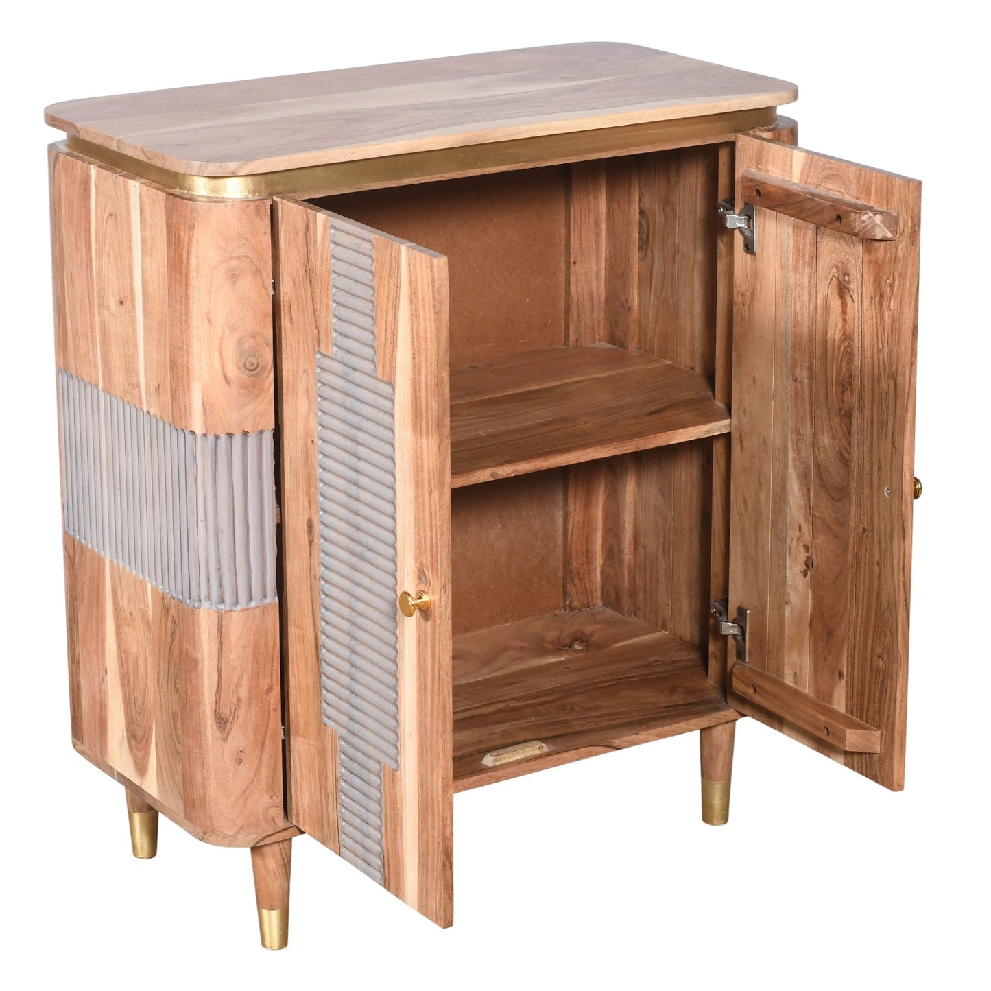 Berkley Acacia Wood 2 Doors Sideboard