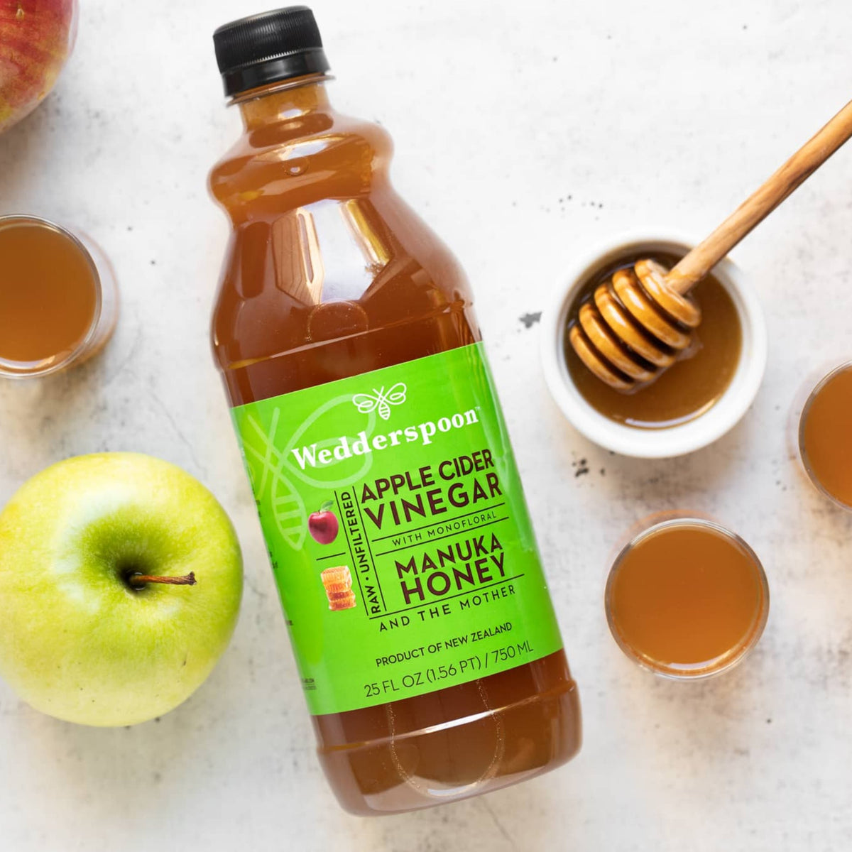 Wedderspoon Apple Cider Vinegar with Manuka Honey – 750ml