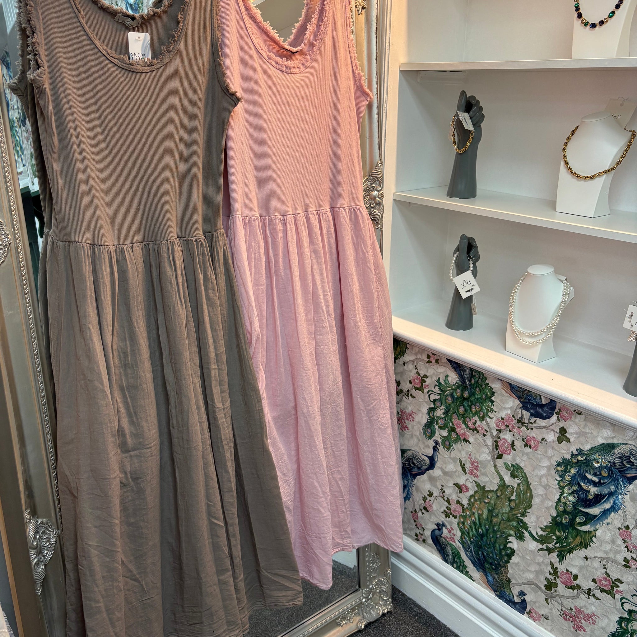 Plain Vest Maxi Dress | One Size Fits 8–18/20