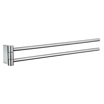 Smedbo Air Double Swing Arm Towel Rail AK326 Polished Chrome