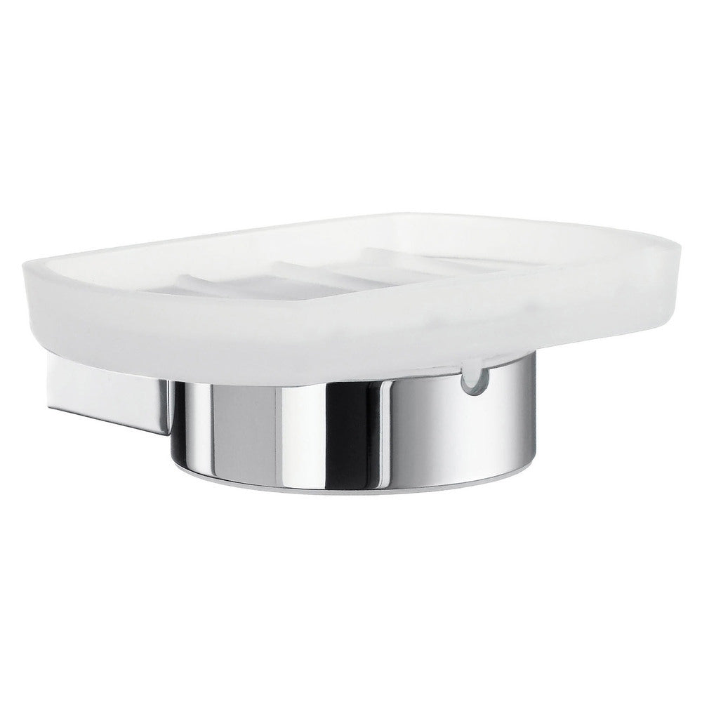 Smedbo Air Wall Soap Dish AK342 Polished Chrome & Frosted Glass