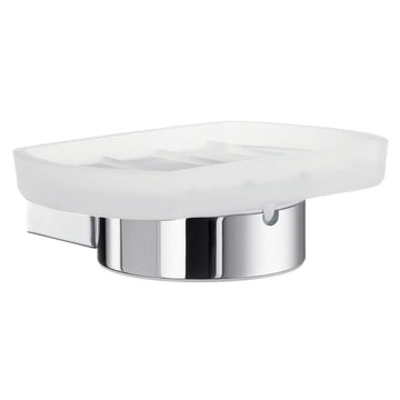 Smedbo Air Wall Soap Dish AK342 Polished Chrome & Frosted Glass