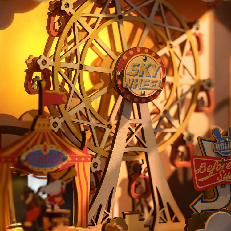 Sunset Carnival AMT01 3D Wooden Puzzle