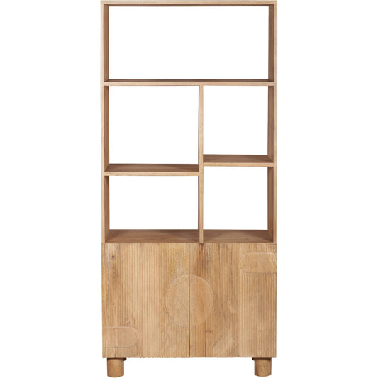 Ajmer Solid Wood Bookcase