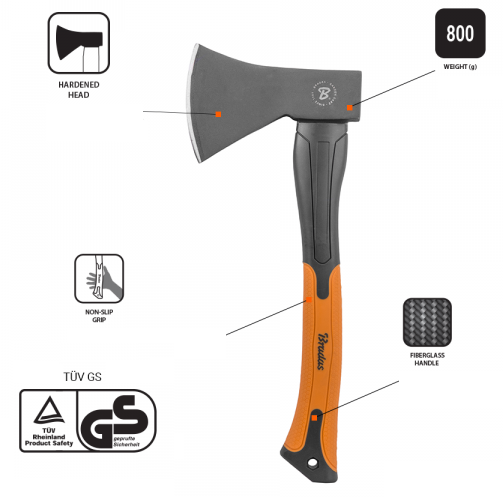 Universal Fiberglass Axe 800g DIY Tool Accessory Home and Garden Use