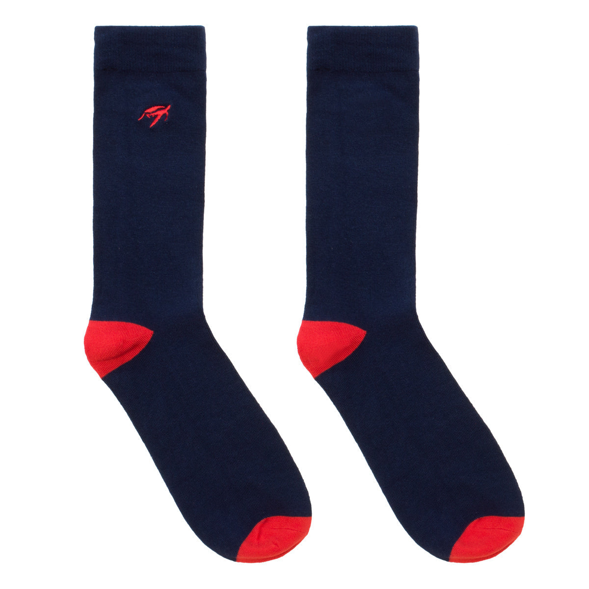 Mullins Bay Adults Bamboo Socks - Navy / Red