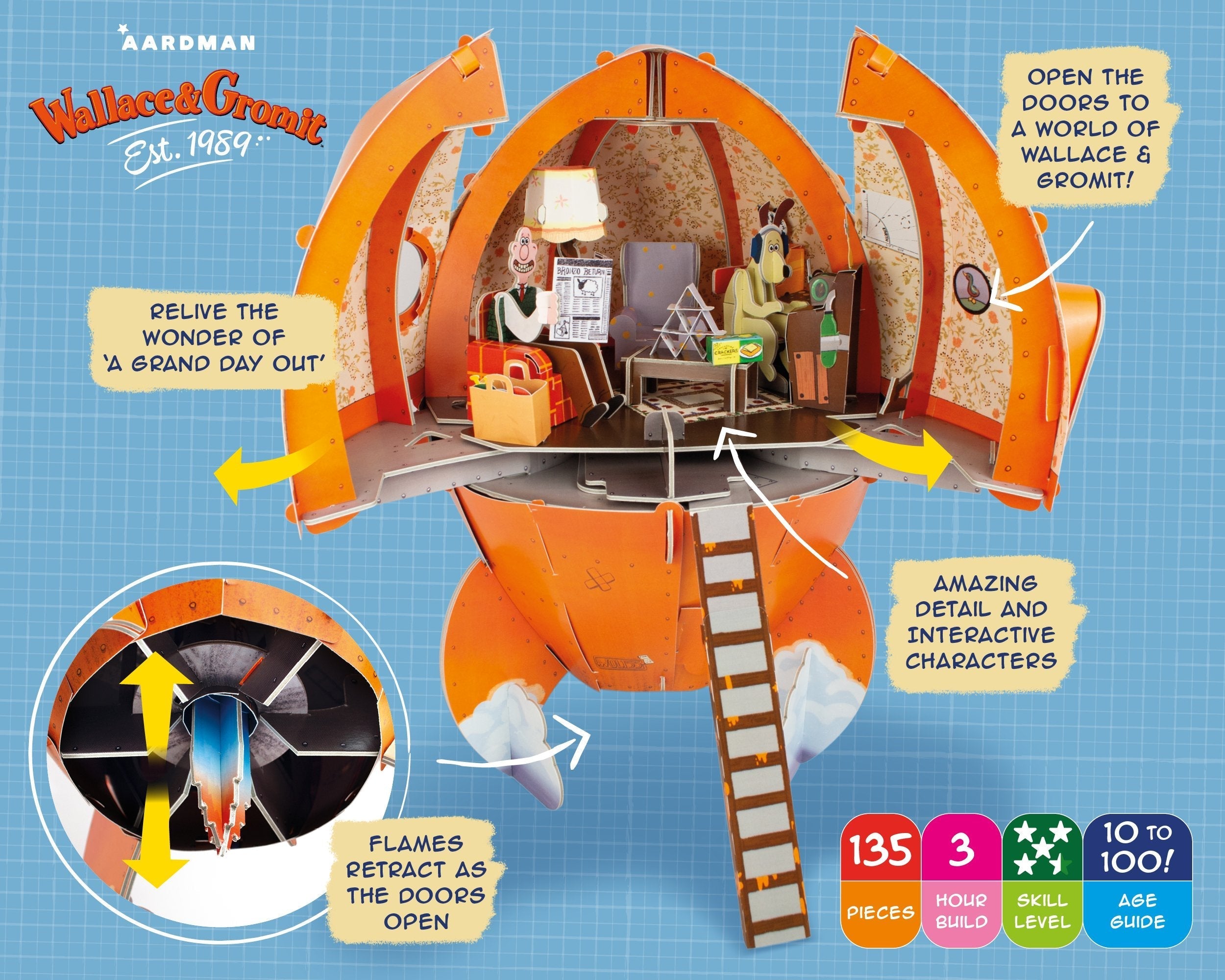 Wallace & Gromit Rocket - Build Your Own