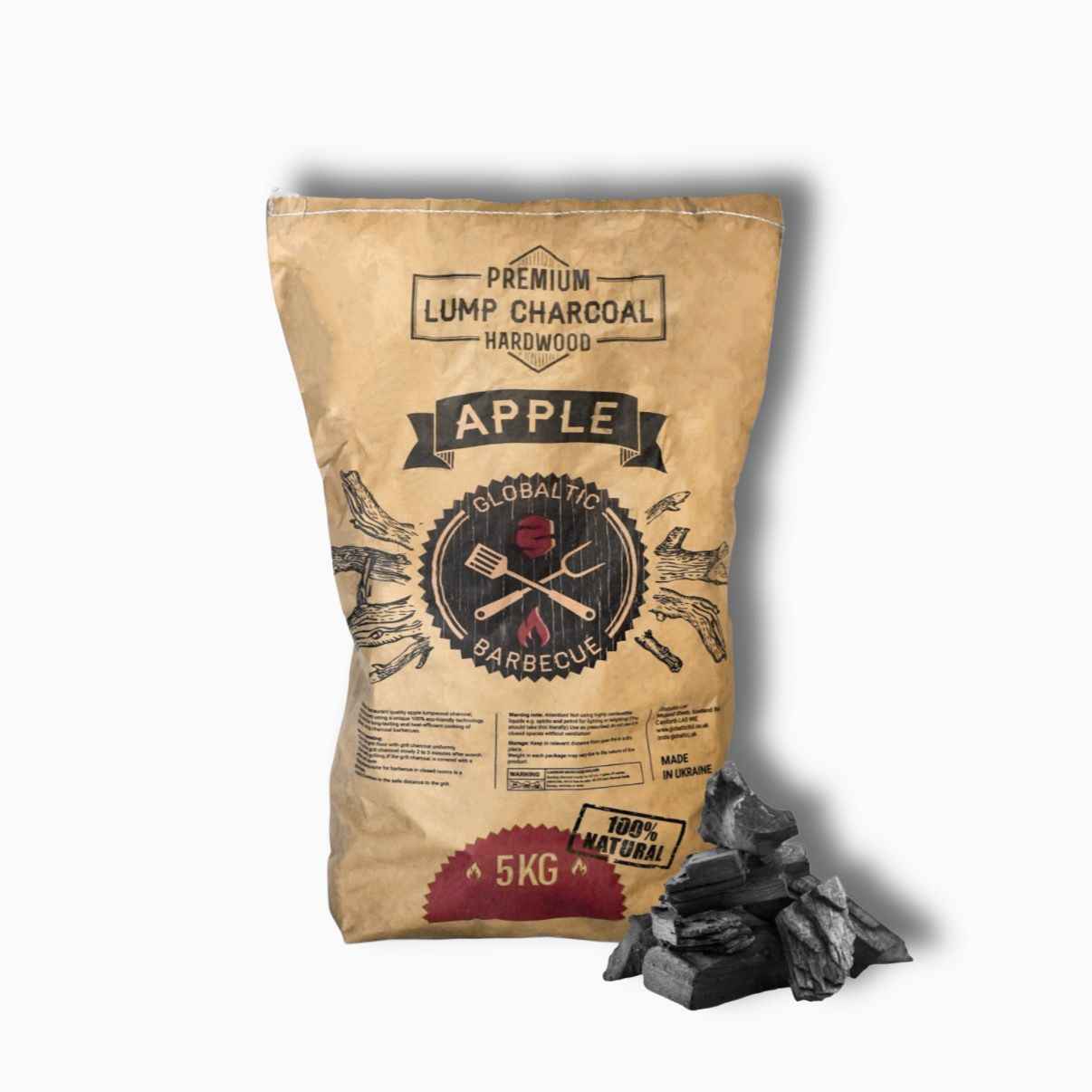 Apple Lumpwood charcoal 5kg