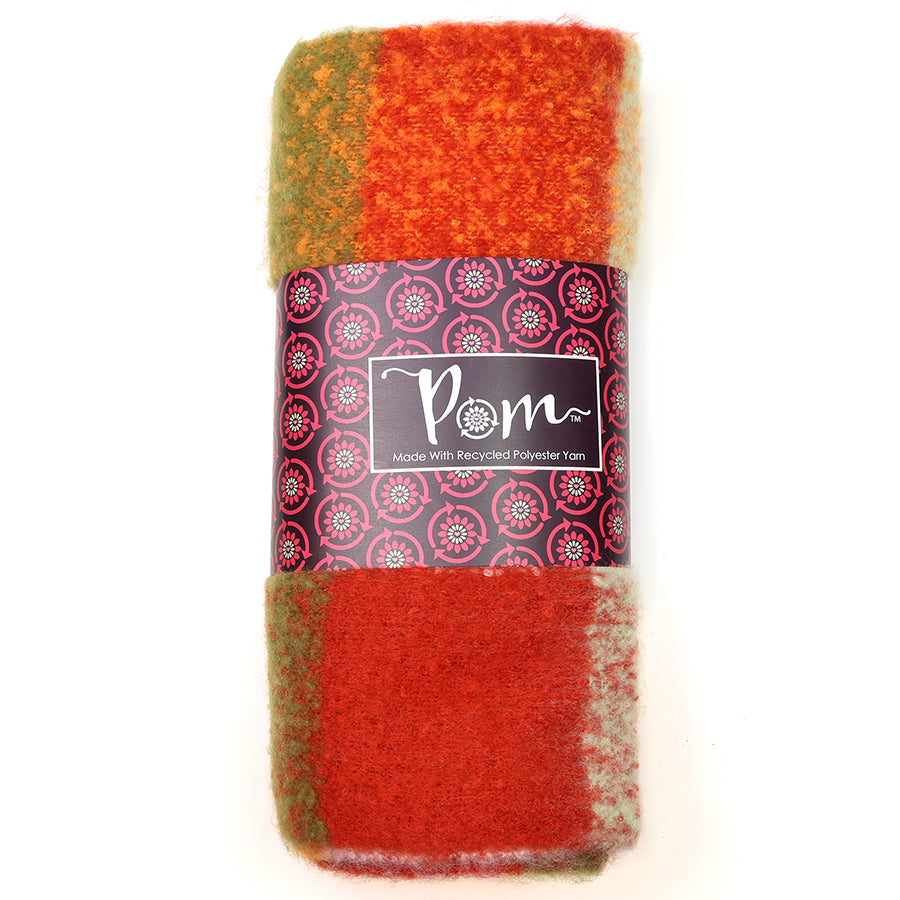 Autumn Brights Mix Recycled Blend Check Scarf