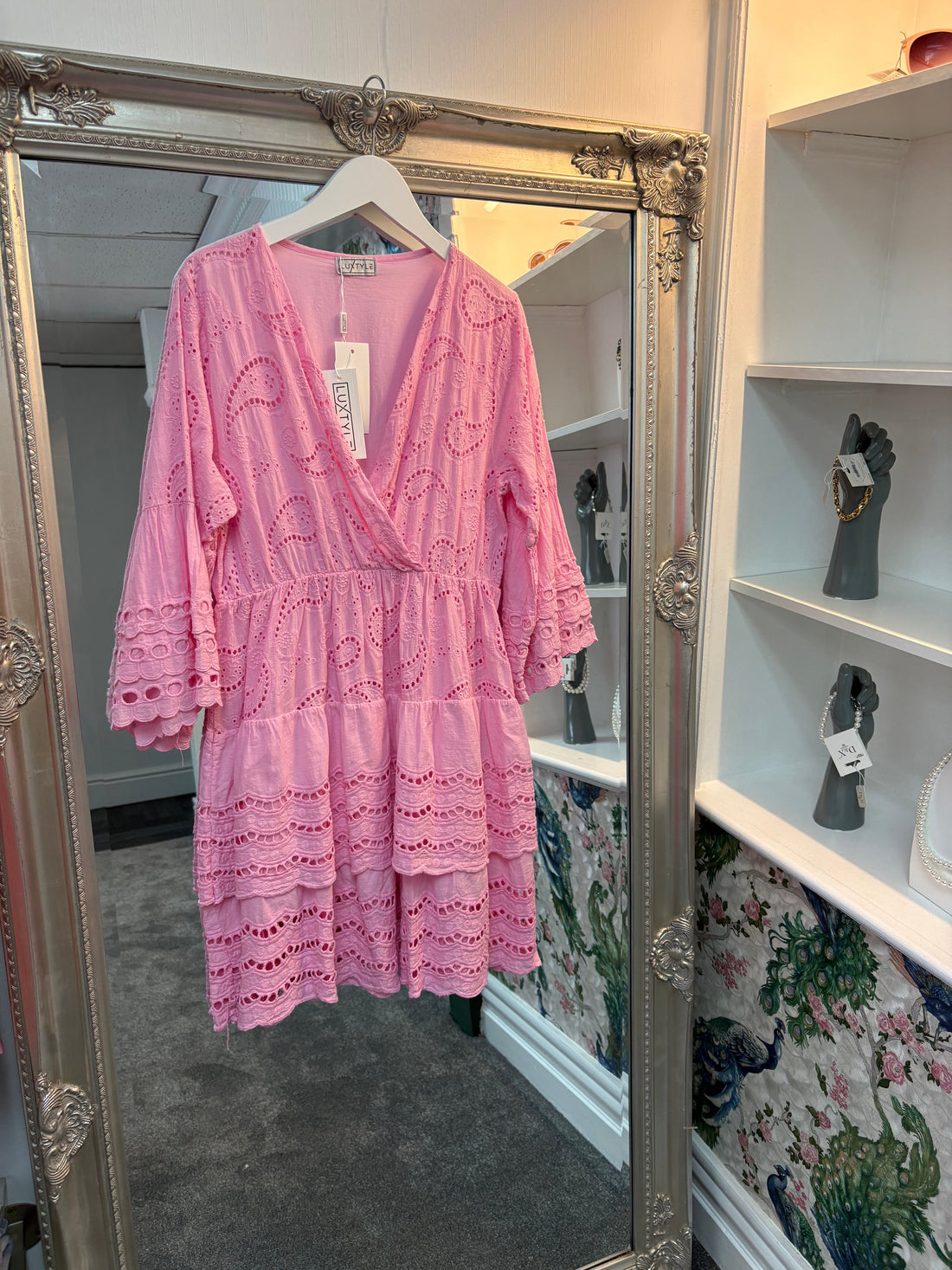 Luxtyle Cross Over Cotton Dress | Summer Dress UK 8–16