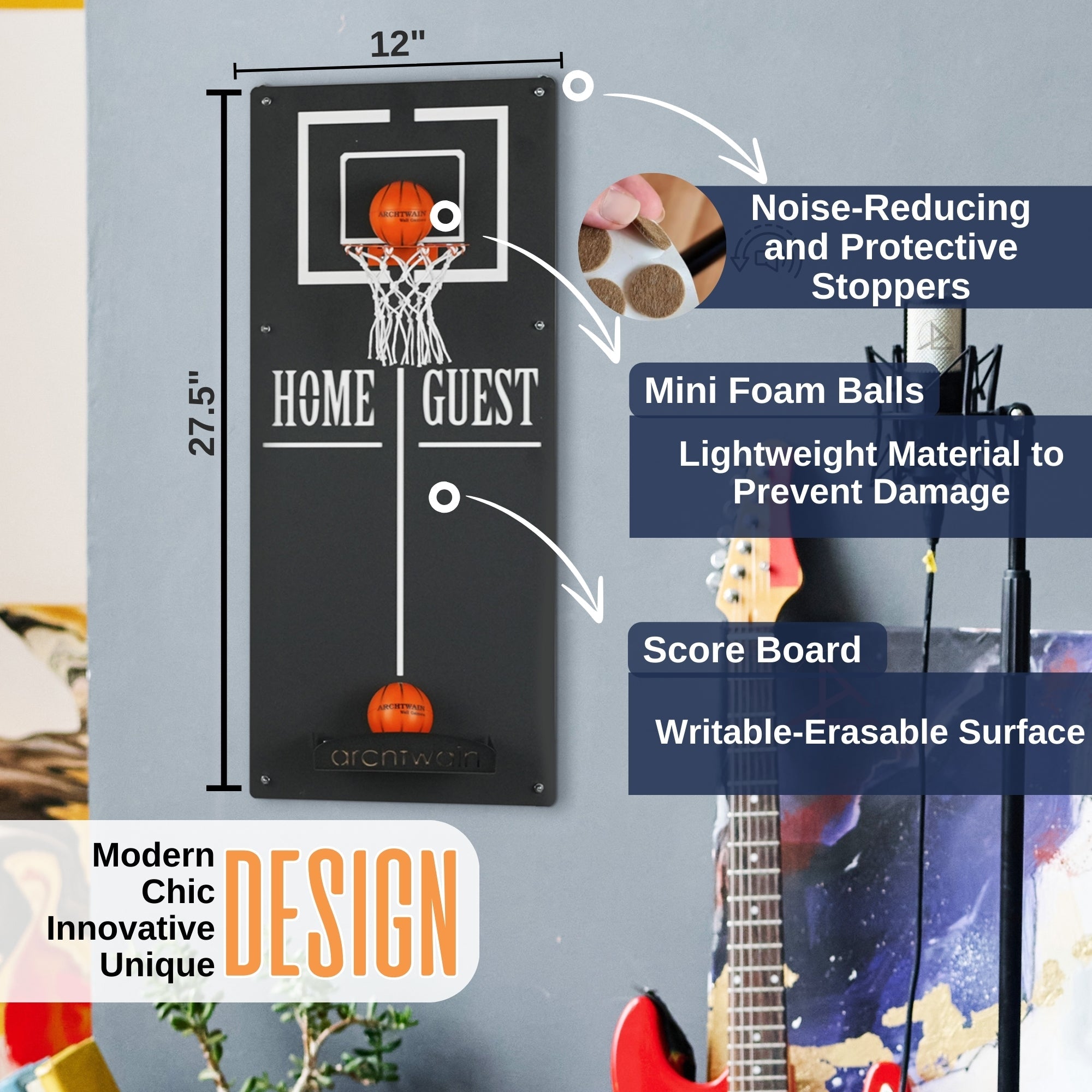 Classic Basketball Wall Game