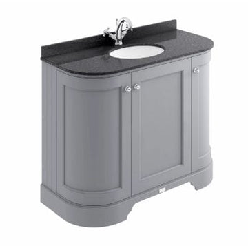 Three Door Curved Basin Cabinet - 1000mm