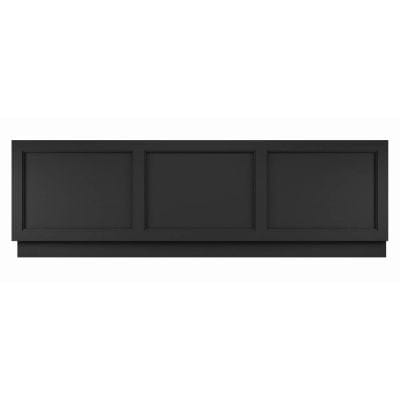 Matt Black Bath Front Panel - All Sizes