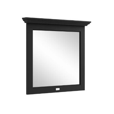 Matt Black Flat Mirror - All Sizes