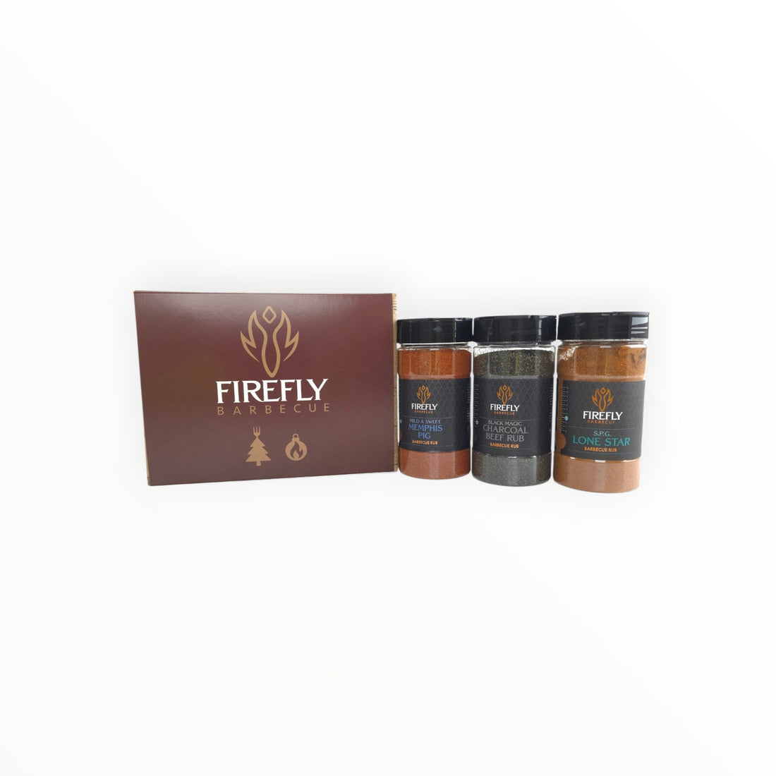 BBQ Christmas 3 Rubs Gift Box - Spicy