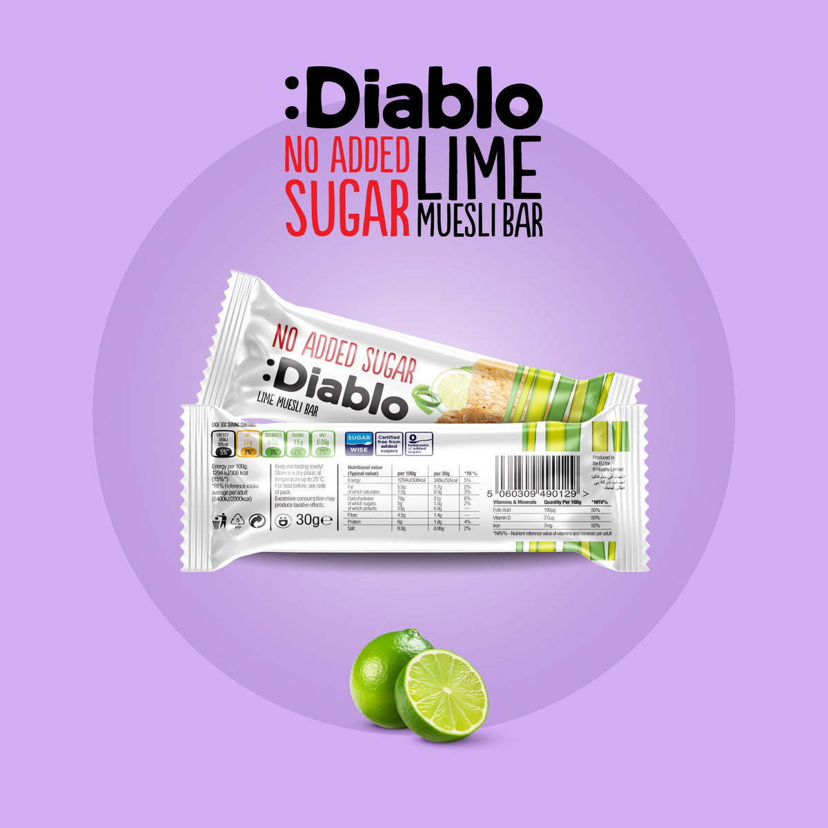 Lime Muesli Bar