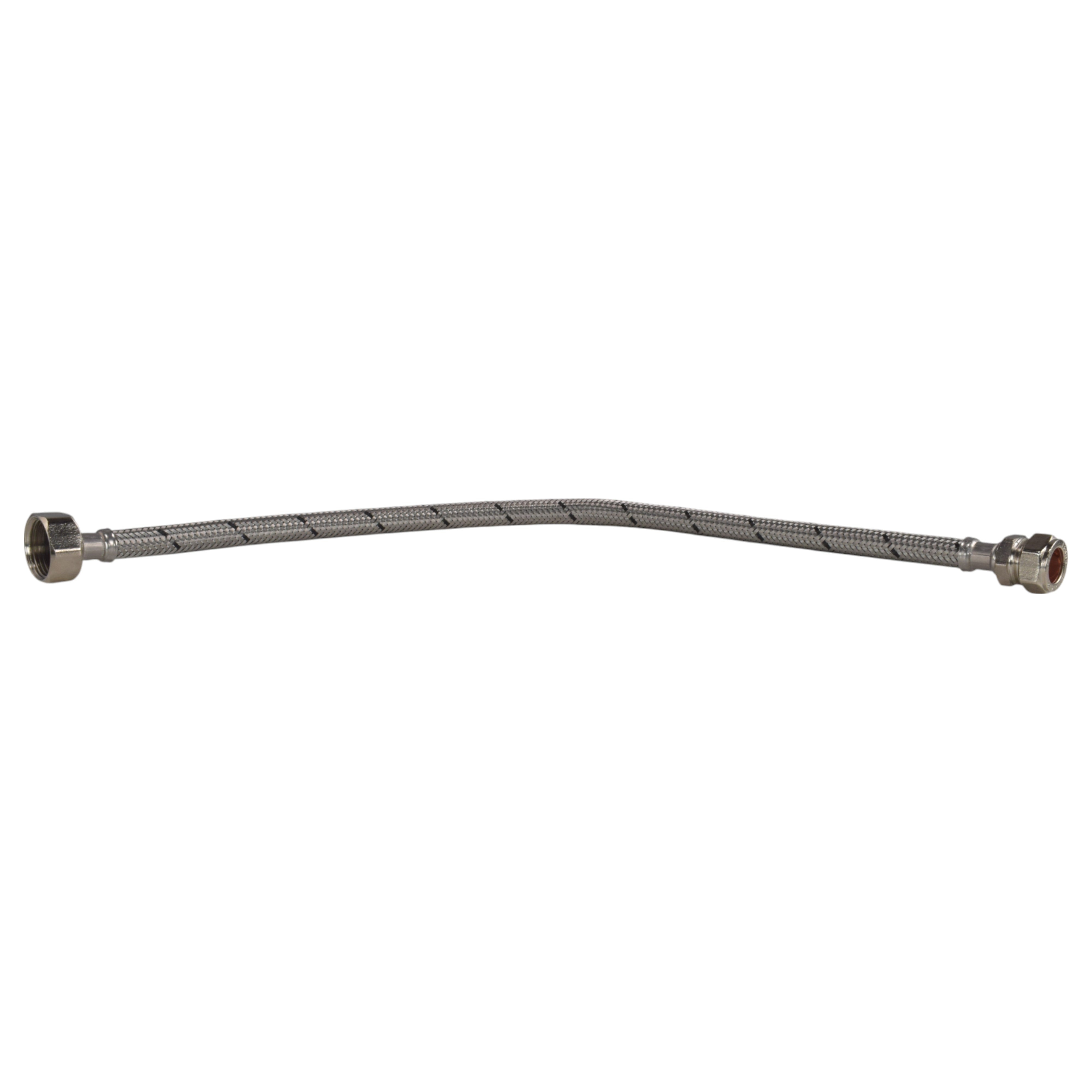 15mm Brass Compression Flexi Hose 500mm - ¾” BSPF