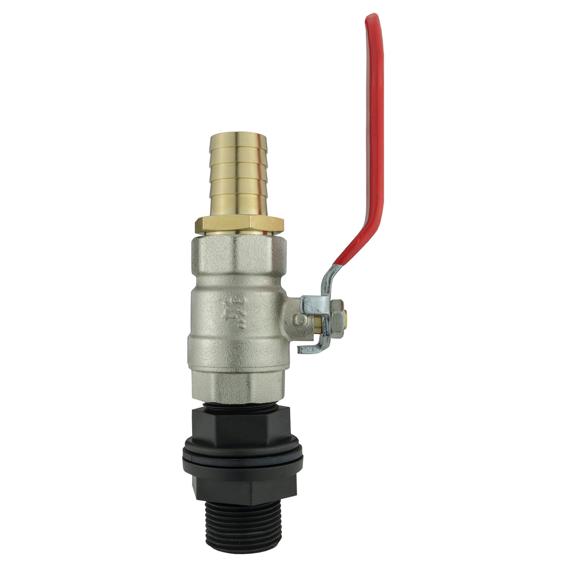 Water Butt Kit 3/4” BSP with Lever Valve and 19mm Brass Barb