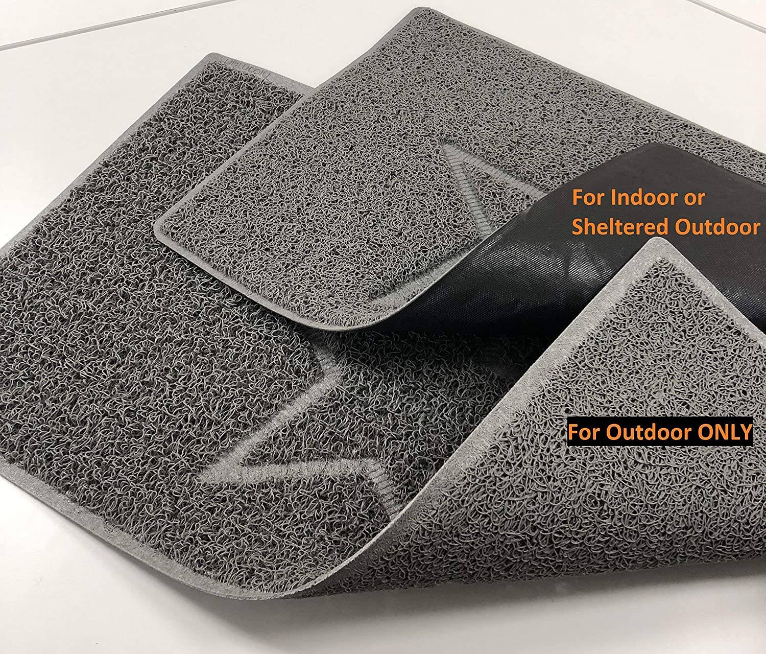 "Star" Embossed Loofah Textured Spaghetti Doormat