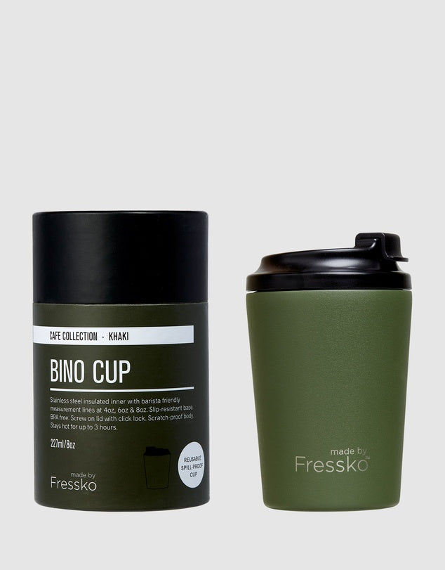 Fressko Reusable Cup/Travel Mug - Khaki