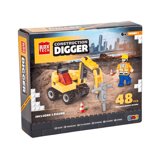 Block Tech Construction Digger Set Toy Set