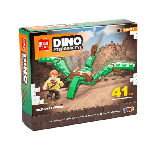 Block Tech Dino Pterodactyl Toy Set