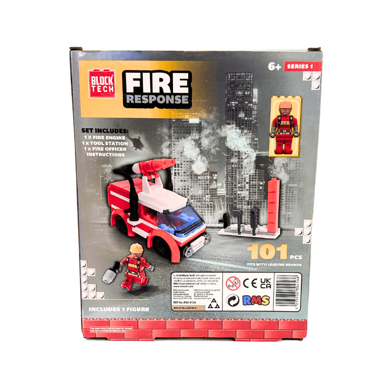 Block Tech Fire Response 101pcs Toy Set