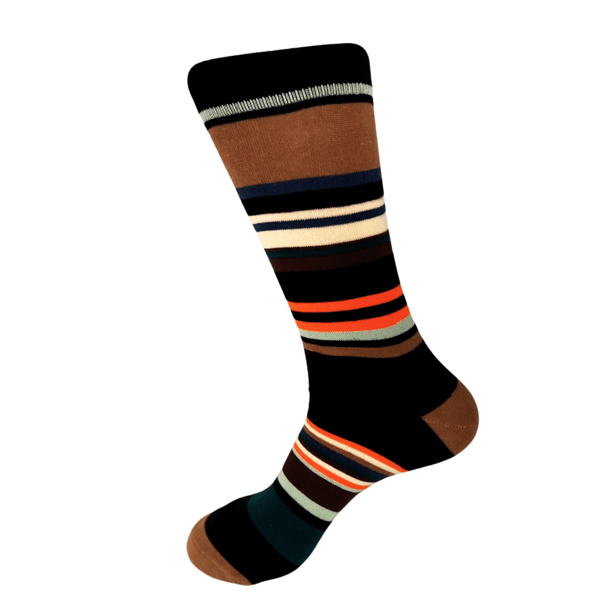 Horizontal Stripe Socks Collection - Autumn Echo