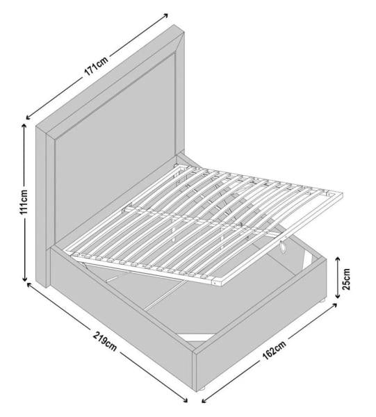 The Burley 5 FT King Storage Bed