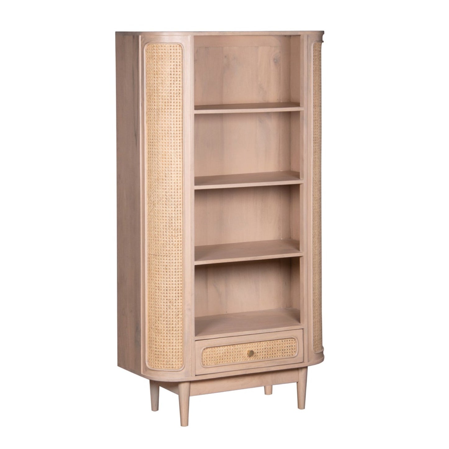 Chester Cane And Wood Bookcase