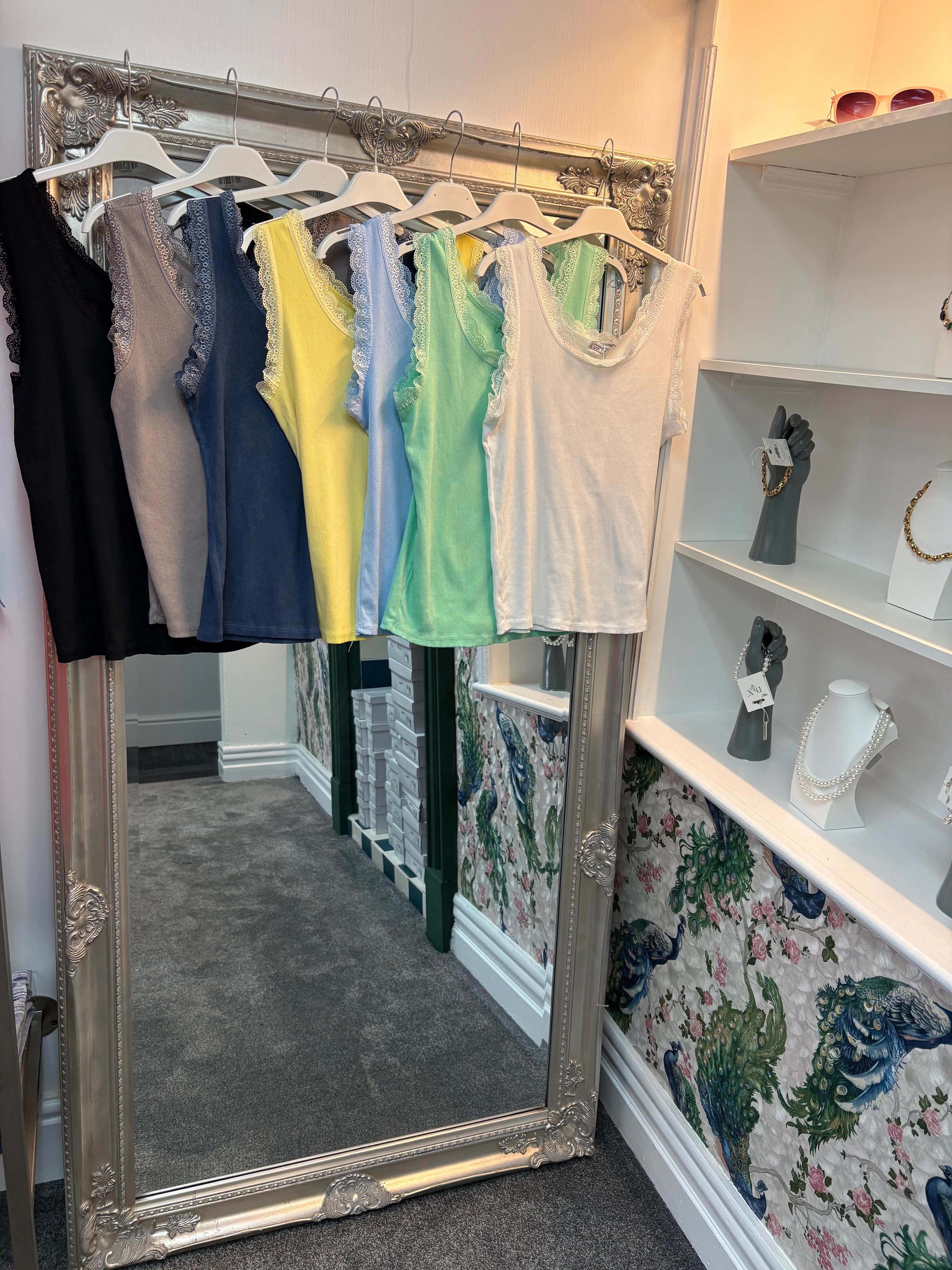 Luxtyle Vest Top | Sleeveless Stretch Camisole | One Size Fits 8–14