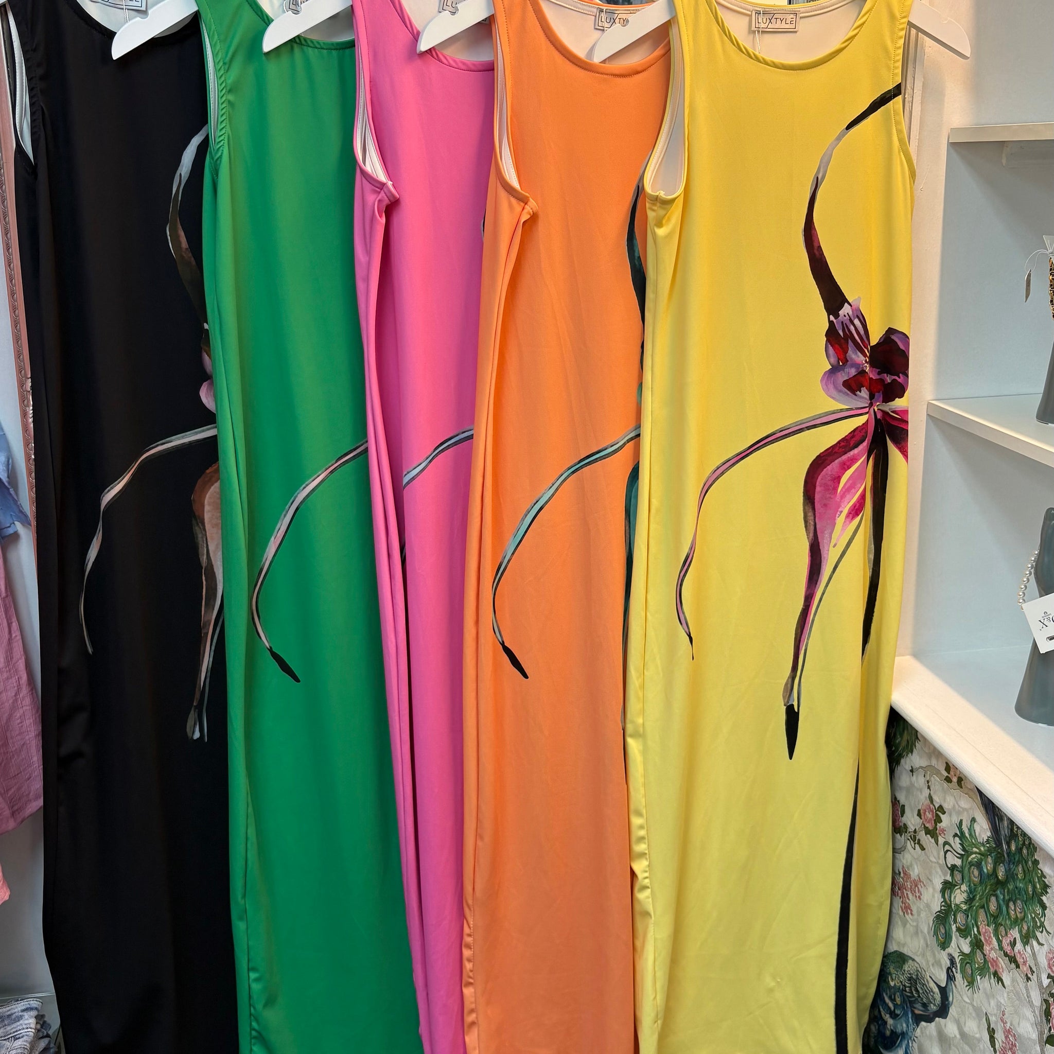 Luxtyle Floral Maxi Dress – One Size Fits 8–12