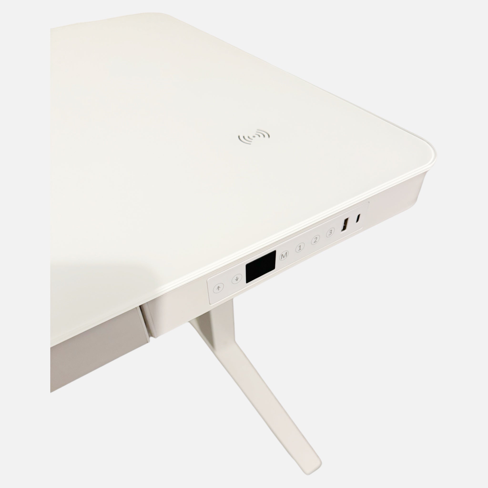 E-Max Desk Height Adjustable (Glass Top)