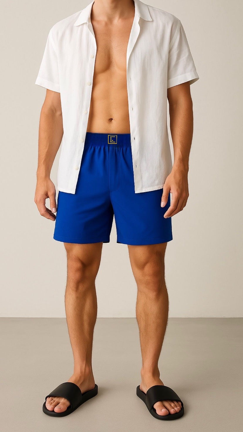 Swim Shorts | Blue/Gold