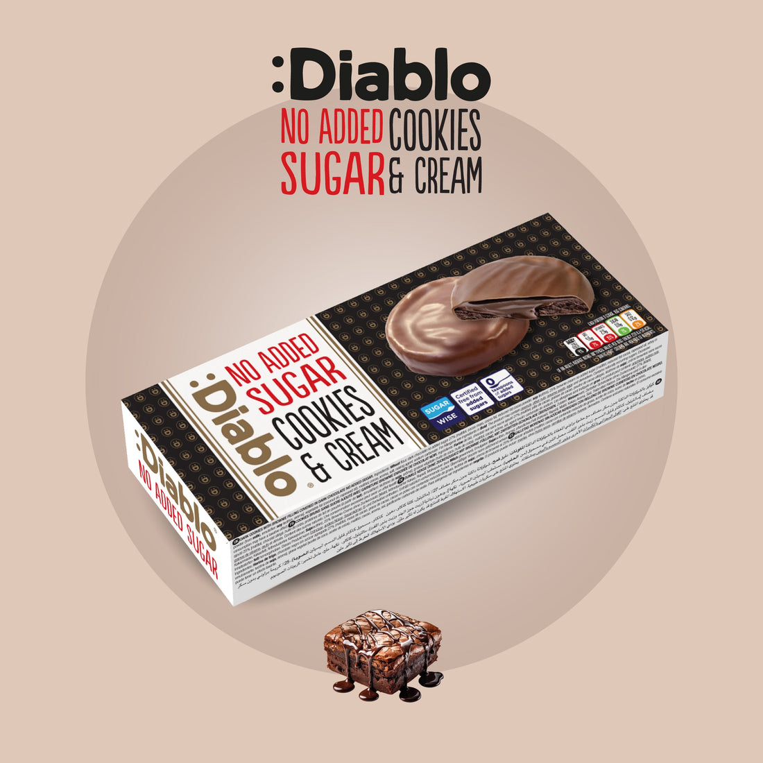 Dark Chocolate Cookies & Cream (128g)