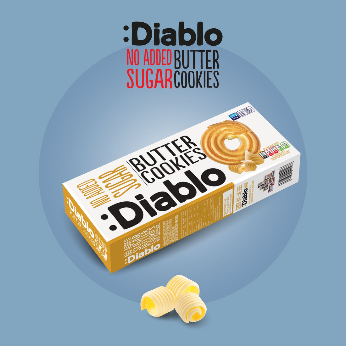 No Added Sugar Butter Cookies (135g)
