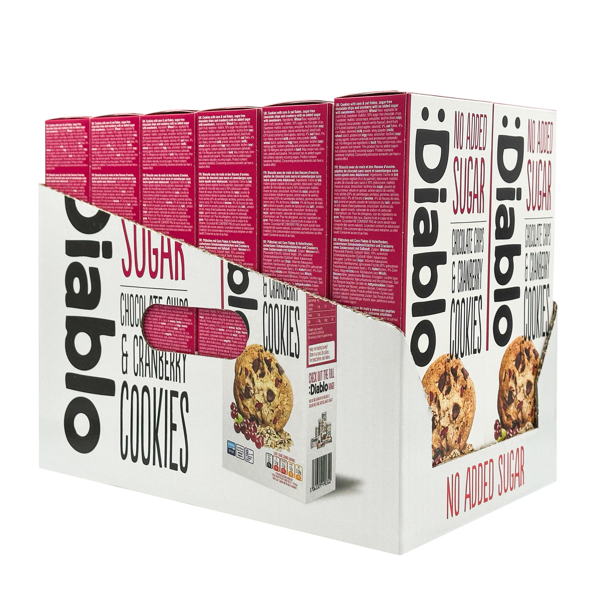 No Added Sugar Chocolate Chip & Cranberry Cookies (135g)