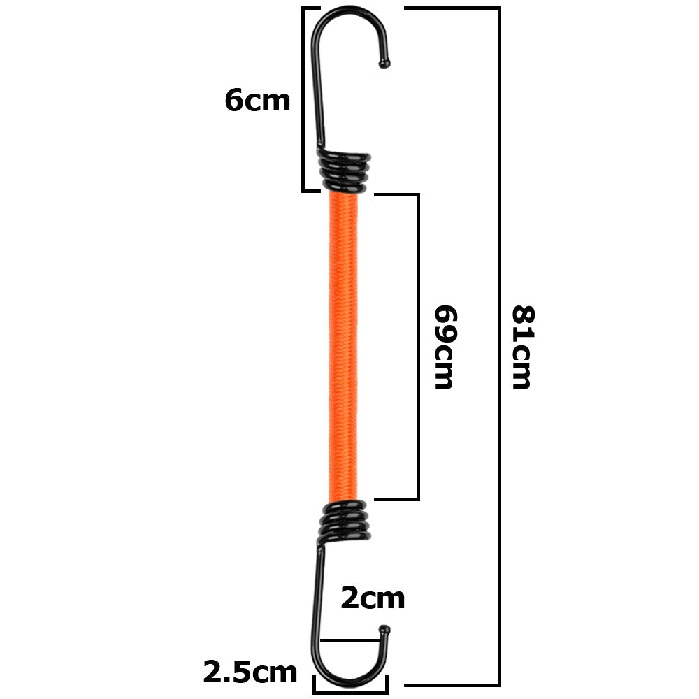 Bungee Cord Hook Metal 80cm