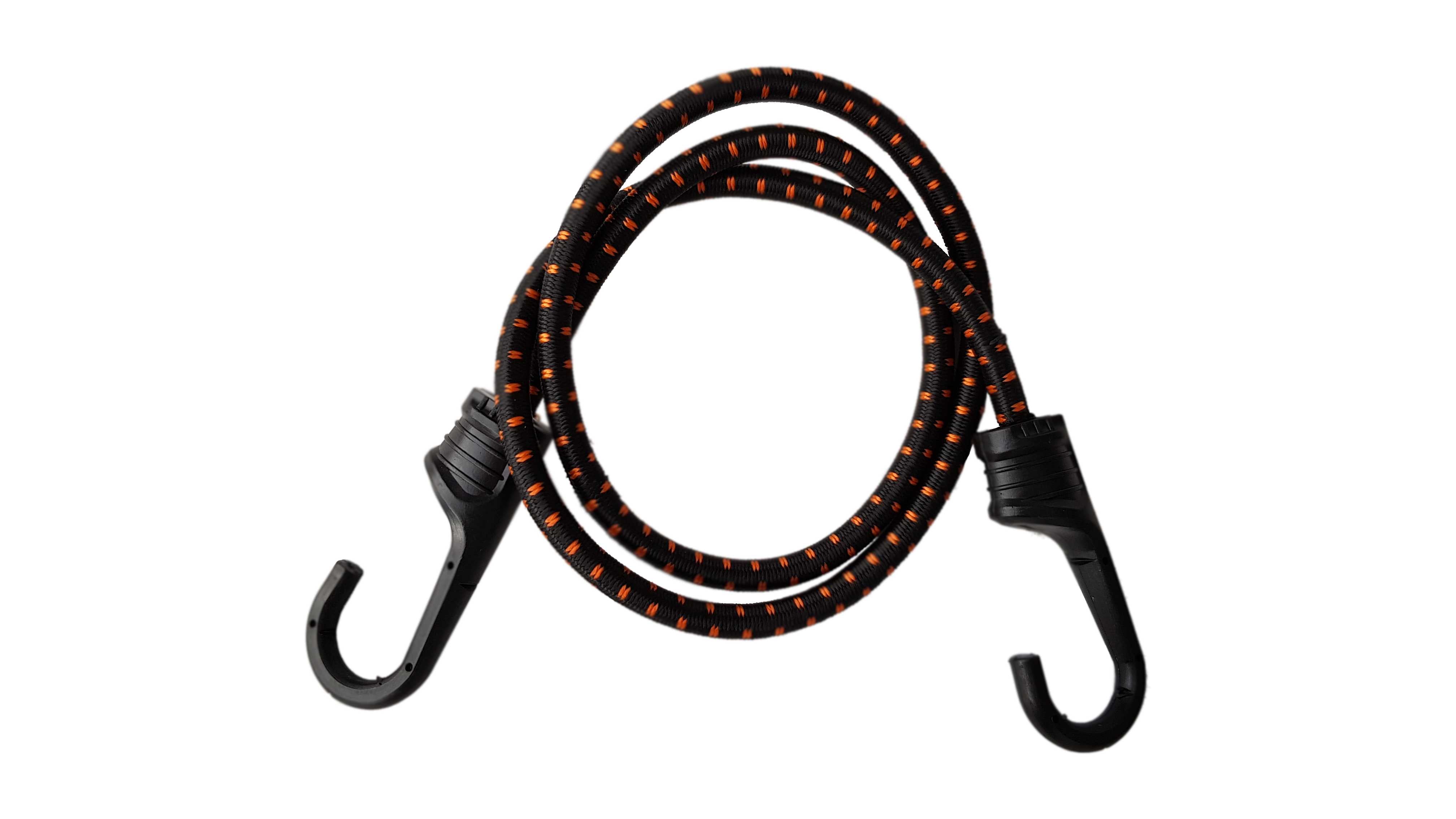 Bungee Cord Hook with PVC-coated Metal Hooks 100cm