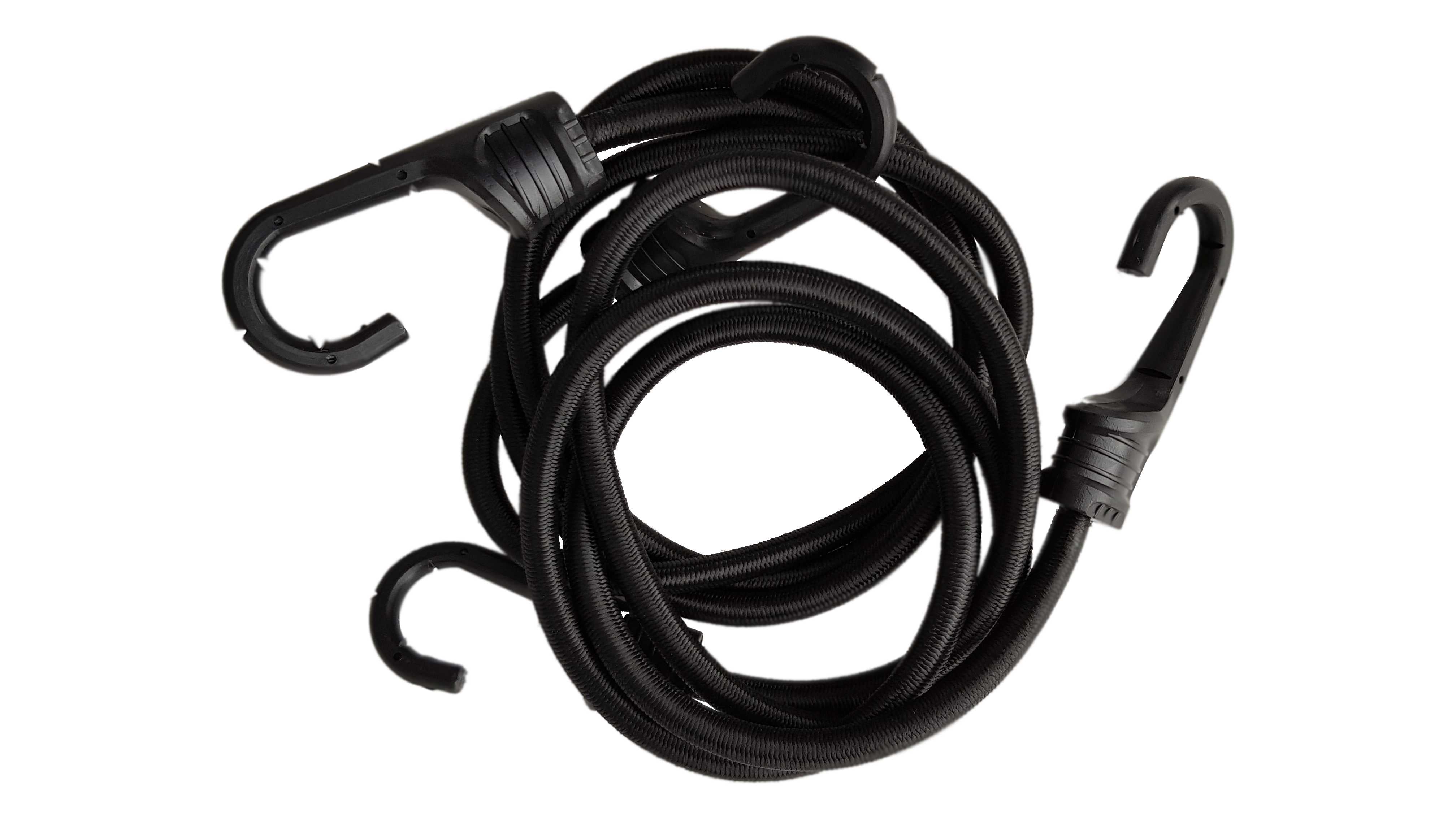 Bungee Cord Hook with PVC-coated Metal Hooks 120cm