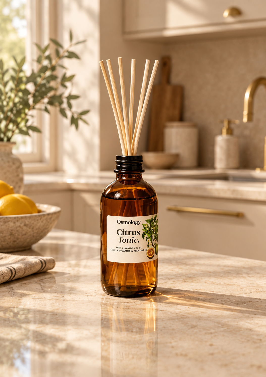 Citrus Tonic Reed Diffuser Refill + Free Reeds