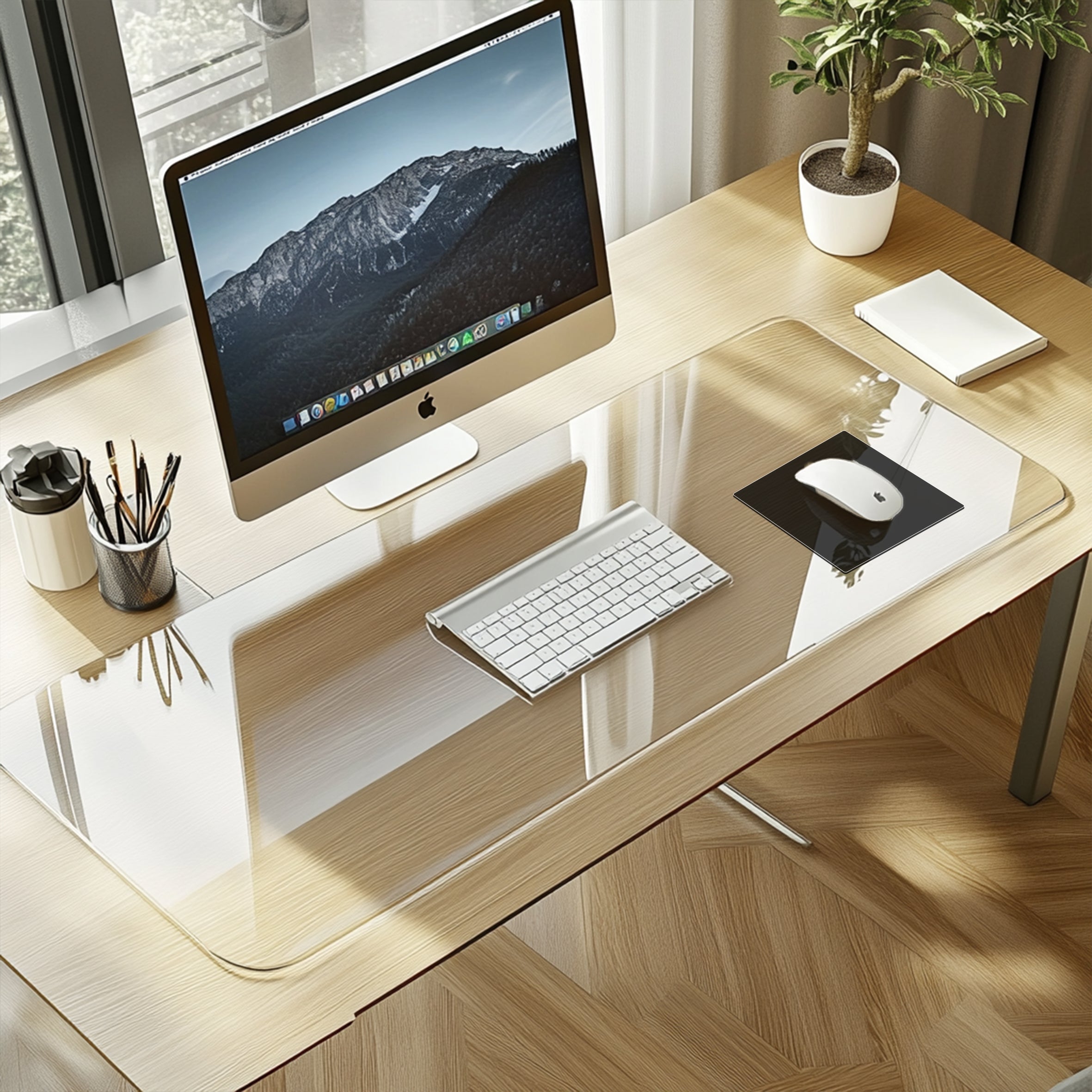 PVC Clear Desk Mat - Transparent