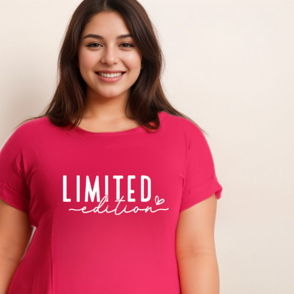 Limited-Edition Dipped-Hem T-Shirt