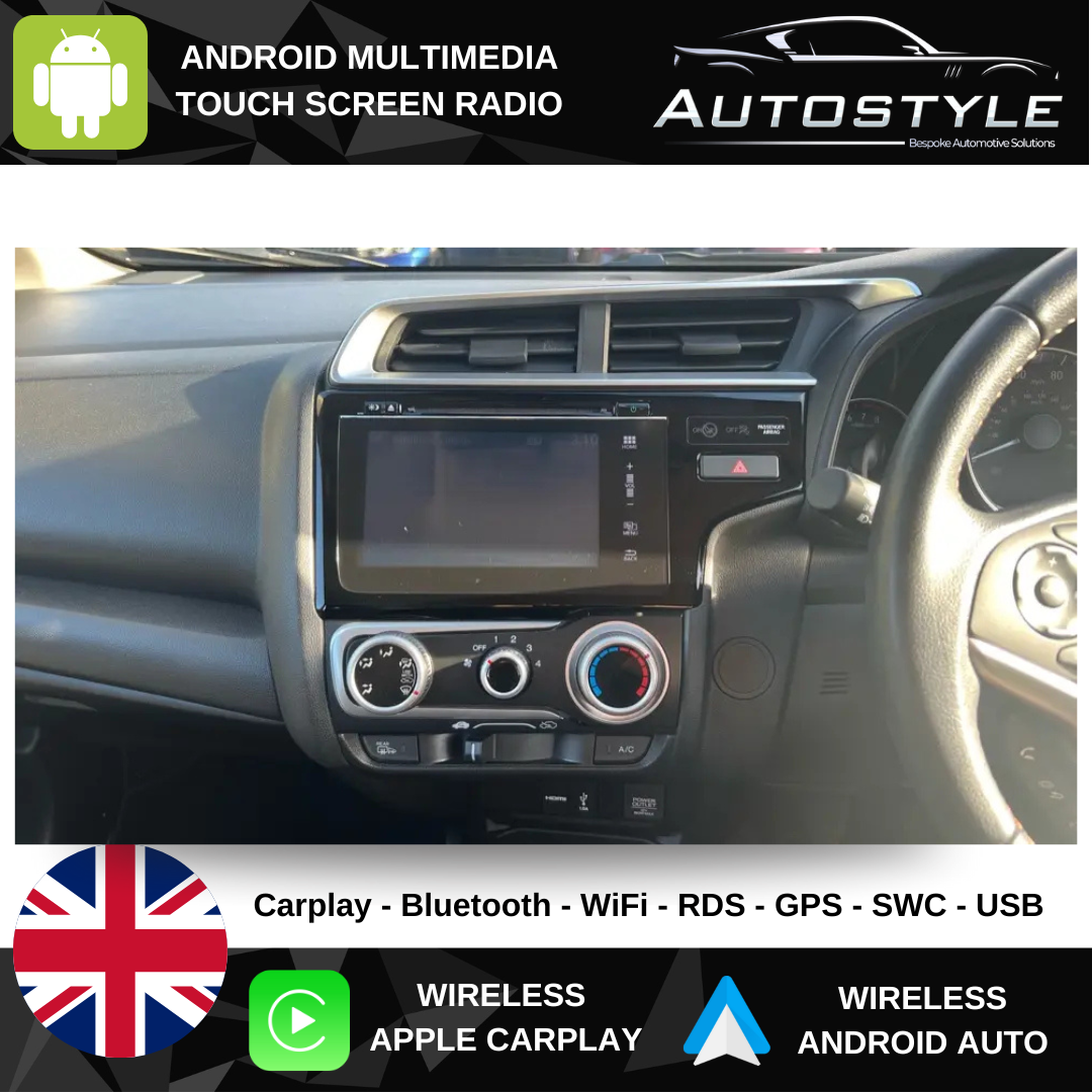 Honda Jazz / Fit Apple Carplay / Android Auto 9" Stereo Upgrade 2013-2020